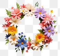 PNG Flower wreath plant art inflorescence. 