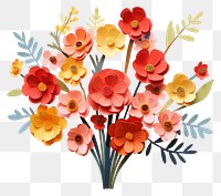 PNG Flower bouquet plant craft art. 