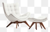 PNG Chair furniture armchair white. 