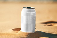 Soda can png transparent mockup