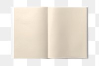 Book pages png, transparent background