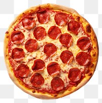 PNG Pepperoni Pizza pizza pepperoni food. AI generated Image by rawpixel.