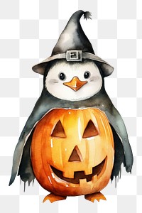 PNG Halloween animal anthropomorphic jack-o'-lantern. 