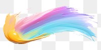PNG Thick paint brush stroke white background lightweight creativity. AI generated Image by rawpixel.