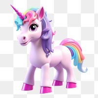 PNG Unicorn figurine cartoon mammal. 