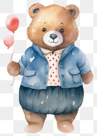 PNG Bear fashion balloon toy  