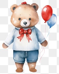 PNG Bear fashion balloon toy  