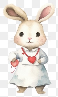 PNG Cute rabbit nurse mammal animal white. 