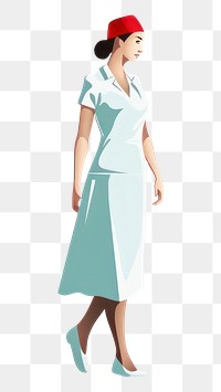 PNG Nurse cartoon adult hat. AI generated Image by rawpixel.