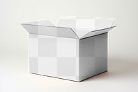 Cardboard box png mockup, transparent design