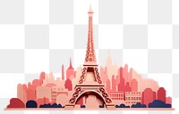 PNG Paris architecture building tower. AI generated Image by rawpixel.
