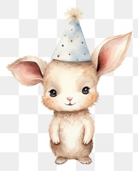 PNG Cute lamb hat white background representation. 