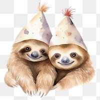 PNG Sloth mammal animal cute. AI generated Image by rawpixel.