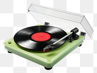PNG Vinyl player white background electronics gramophone. AI generated Image by rawpixel.