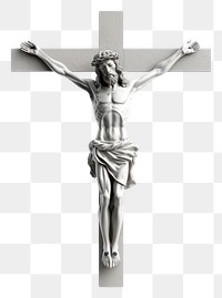 PNG Jesus cross crucifix symbol. AI generated Image by rawpixel.