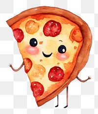 PNG Cute pizza food anthropomorphic confectionery. 