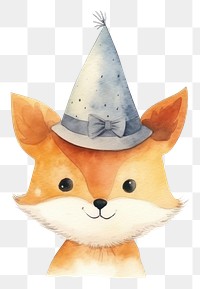 PNG Fox drawing sketch hat. 