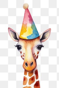 PNG Giraffe party hat  