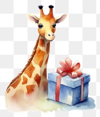 PNG Giraffe birthday mammal animal. 