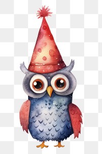 PNG Owl drawing bird representation. AI generated Image by rawpixel.
