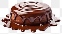 PNG Chocolate sauce chocolate ganache dessert. AI generated Image by rawpixel.