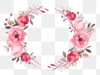 PNG Pattern flower wreath plant. AI generated Image by rawpixel.