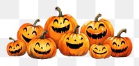 PNG Halloween pumpkins anthropomorphic jack-o'-lantern jack-o-lantern. 