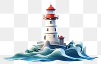 PNG Lighthouse architecture building outdoors. AI generated Image by rawpixel.