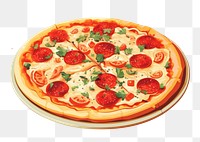 PNG Pizza food mozzarella pepperoni. 