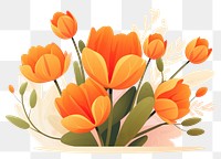 PNG Spring tulip blooming flowers plant petal inflorescence. AI generated Image by rawpixel.