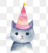 PNG Cat party hat representation. 