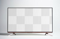 Smart TV screen png mockup, transparent design