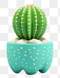 PNG Astrophytum asterias cactus plant white background decoration. AI generated Image by rawpixel.