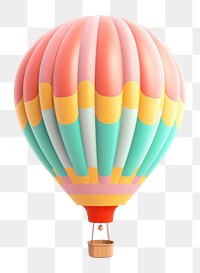 PNG Floating hot air balloon aircraft transportation. 