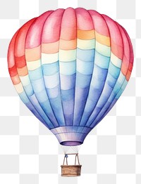 PNG Hot air balloon aircraft vehicle transportation. AI generated Image by rawpixel.