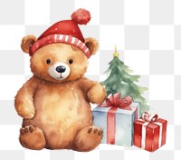 PNG A bear christmas toy  