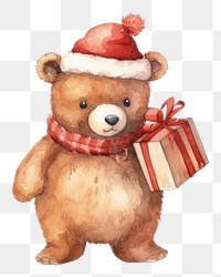 PNG A bear christmas toy  