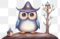 PNG Owl witch animal nature bird. 