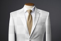 Men's suit and tie png mockup, transparent apparel