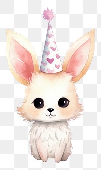 PNG Fennec Fox animal cartoon cute. 