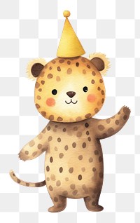 PNG Leopard dancing cartoon mammal animal. AI generated Image by rawpixel.