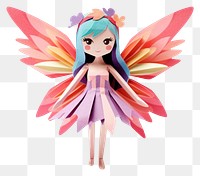 PNG Fairy figurine doll toy. AI generated Image by rawpixel.