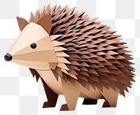 PNG Hedgehog mammal animal paper. AI generated Image by rawpixel.