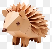 PNG Hedgehog paper mammal animal. 