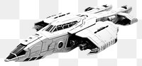 PNG Spaceship aircraft vehicle white. AI generated Image by rawpixel.