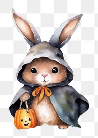 PNG Cute rabbit halloween animal mammal  