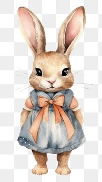 PNG Rabbit animal mammal cute. AI generated Image by rawpixel.