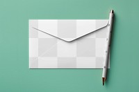 Mail envelope png, transparent mockup