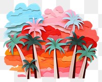 PNG Palm trees art paper creativity. 