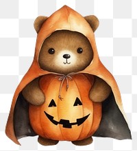 PNG A cute bear halloween cartoon mammal animal. AI generated Image by rawpixel.